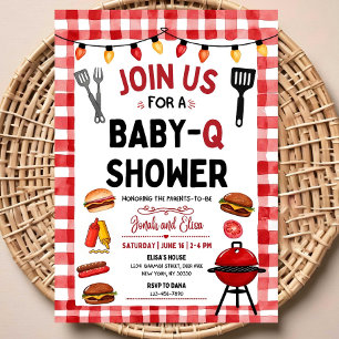 BBQ-Baby-Einladung Grill & Chill Thema Einladung