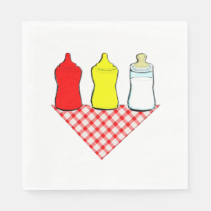 BBQ-Baby-Party Serviette