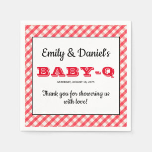 BBQ-Baby-Shower-Servietten Serviette