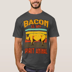 Bbq Bacon Ist Mein Spirit Animal Meat Smoking Barb T-Shirt