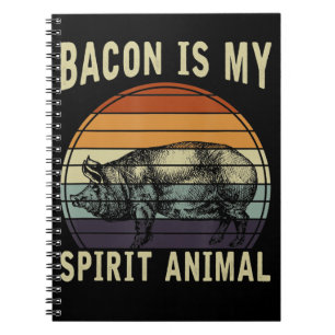 BBQ Bacon ist meine Spirit Animal GRILLEN Notizblock