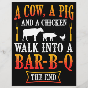 BBQ   Barbecue Grillen Joke Gift Grill Master Koch Flyer