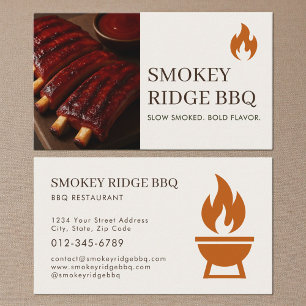 BBQ-Barbecue-Restaurant-Catering-Service-Foto Visitenkarte