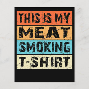 BBQ   BBQ Smoker Das ist mein Fleisch Räuchergesch Flyer