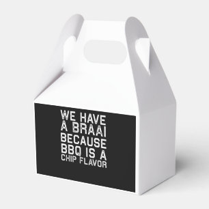 BBQ Braai Funny South Africa Family GRILLEN Gift Geschenkschachtel