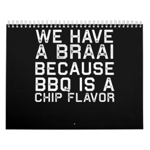 BBQ   Braai Funny South Africa Family GRILLEN Gift Kalender