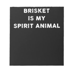 BBQ Brisket ist mein Spirit Animal GRILLEN Gesch Notizblock
