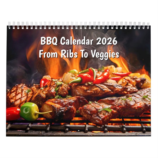 BBQ Calendar 2026 – From Ribs To Veggies Kalender (Titelbild)