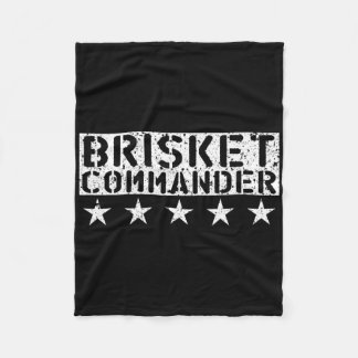 [bbq Dude] Brisket Commander Bbq Shirt  Fleecedecke
