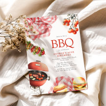 BBQ-Geburtstagseinladung