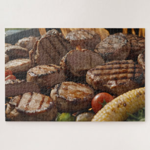 BBQ-gegrilltes Steak Puzzle