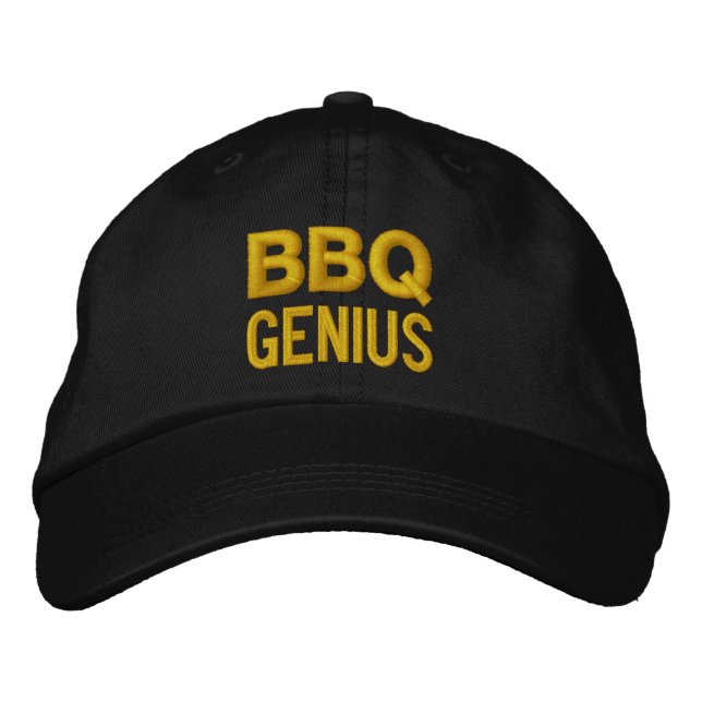 BBQ GENIUS Mütze Bestickte Kappe (Vorderseite)