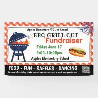 BBQ-Grill-Event Fundraiser-Banner | Benutzerdefini Banner
