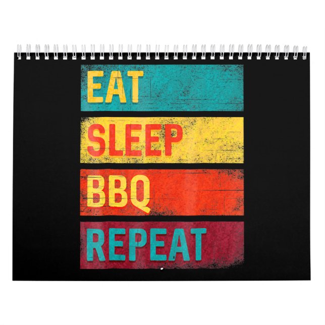 BBQ | Grill Grillgeschenk essen Schlaf GRILLEN Kalender (Titelbild)