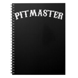 BBQ GRILLEN Pitmaster Koch Vater Fars Day Notizblock