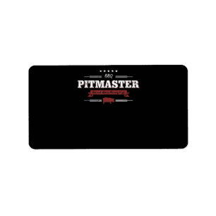 BBQ   GRILLEN Pitmaster niedrig und langsam ist de Adressaufkleber