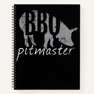 BBQ   GRILLEN Pitmaster Pig Grill Fans Day Notizbuch