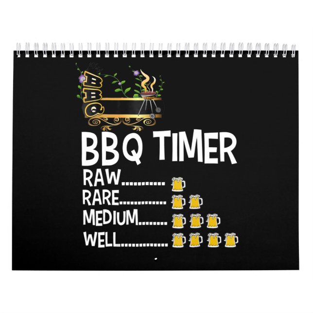BBQ | GRILLEN Timer Barbecue Funny Grill Grillgesc Kalender (Titelbild)