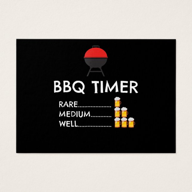BBQ |GRILLEN Timer Barbecue Funny Grill Grillgesch (Vorderseite)