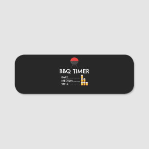 BBQ GRILLEN Timer Barbecue Funny Grill Grillgesch Namensschild