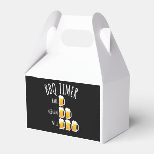 BBQ GRILLEN Timer Beer Drink Funny Grilling Geschenkschachtel