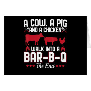 BBQ GRILLEN Vater Joh einer Kuh ein Schwein und