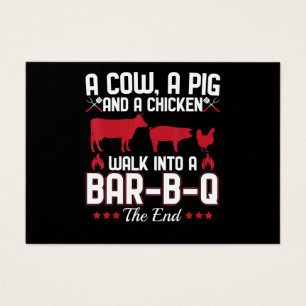 BBQ GRILLEN Vater Joh einer Kuh ein Schwein und