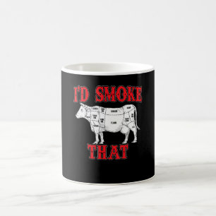 BBQ Ich rauche diese Kuh GRILLEN I Grillmeister Kaffeetasse