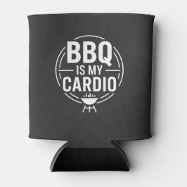 BBQ Is My Cardio Funny Grill BBQ Dad Quote Dosenkühler