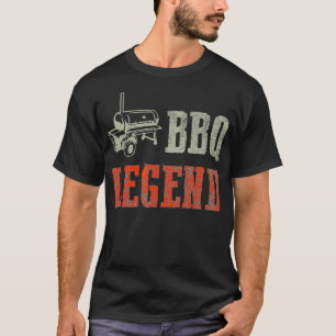 BBQ Legende Fleischräuchern BBQ Zubehör Vintage B T-Shirt