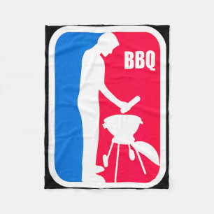 Bbq-Liga - lustiges Männer-Barbecue-Grillfest  Fleecedecke