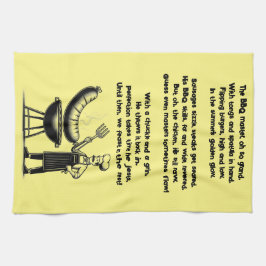 BBQ Master’s Humorous Poem Geschirrtuch