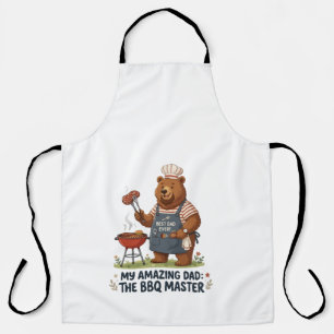 BBQ-Meister-Bär-Vater-Design Schürze