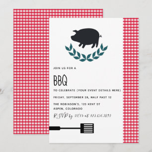 BBQ-Party personalisierte Einladung