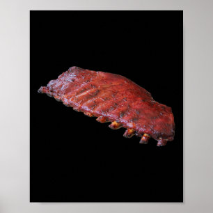 BBQ-Rippchen-Rack Poster