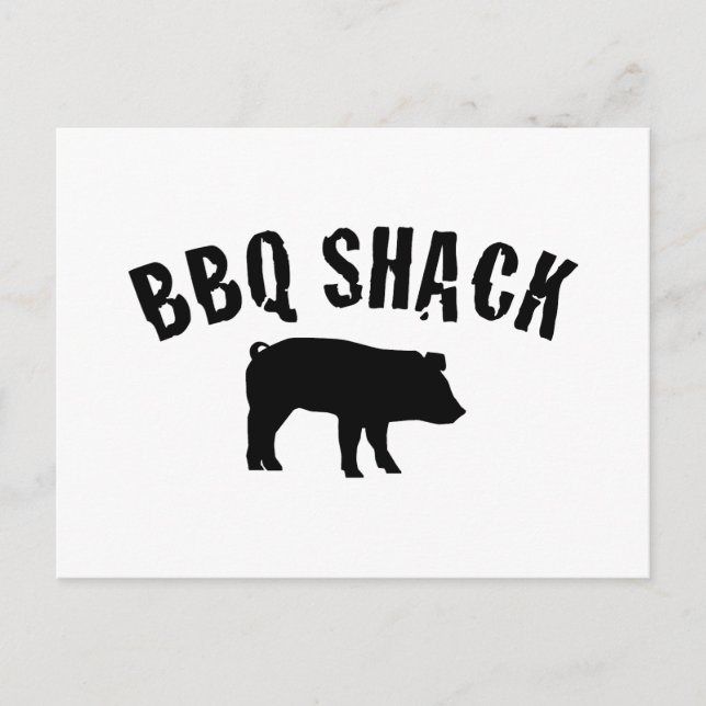 BBQ-Schuppen Postkarte (Vorderseite)