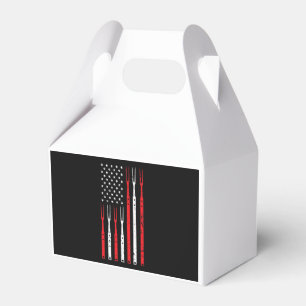 BBQ T-Shirt für Männer Dad Geschenk Patriotisch Geschenkschachtel
