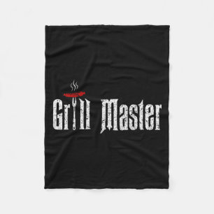 BBQ-T-Shirt-Sprüche, Grillmeister-Shirt, Geschenk Fleecedecke