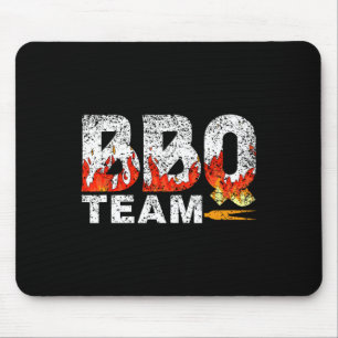 Bbq-Team Fleisch Byrbecue Grillen Grill Bbq Mousepad