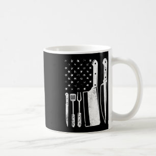 Bbq-USA-Flagge patriotischer Fourth-of-July-Master Kaffeetasse