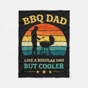BBQ-Vater wie ein normaler Vater, aber cooler beim Fleecedecke