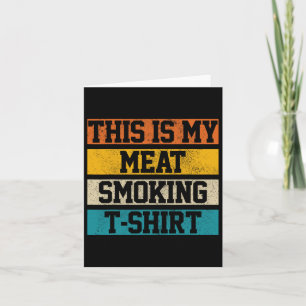 Bbq Vintage Grillmaster Chef Geschenk Das ist mein Karte