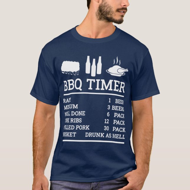 BBQimer Mädchen lustig T-Shirt (Vorderseite)