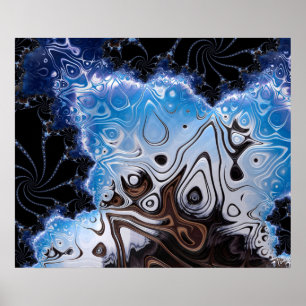 BBQSHOES: Fraktal-Kunst-Entwurf 103985 Poster