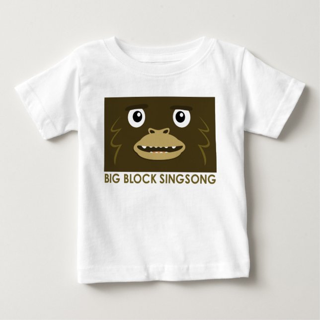 BBSS großer Fuß-Baby-T - Shirt (Vorderseite)