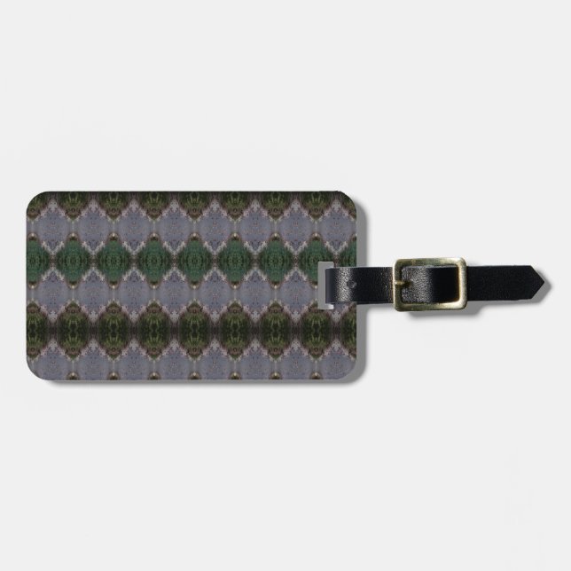 BC Fall Trees Ikat 4 Gepäckanhänger (Vorderseite horizontal)