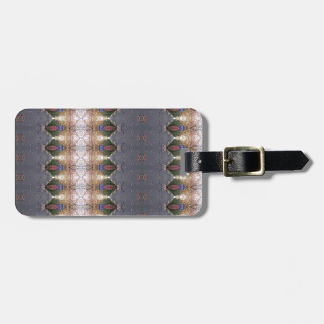 BC Fall Trees Ikat 7 Gepäckanhänger (Vorderseite horizontal)