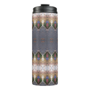 BC Fall Trees Ikat 7 Thermosbecher