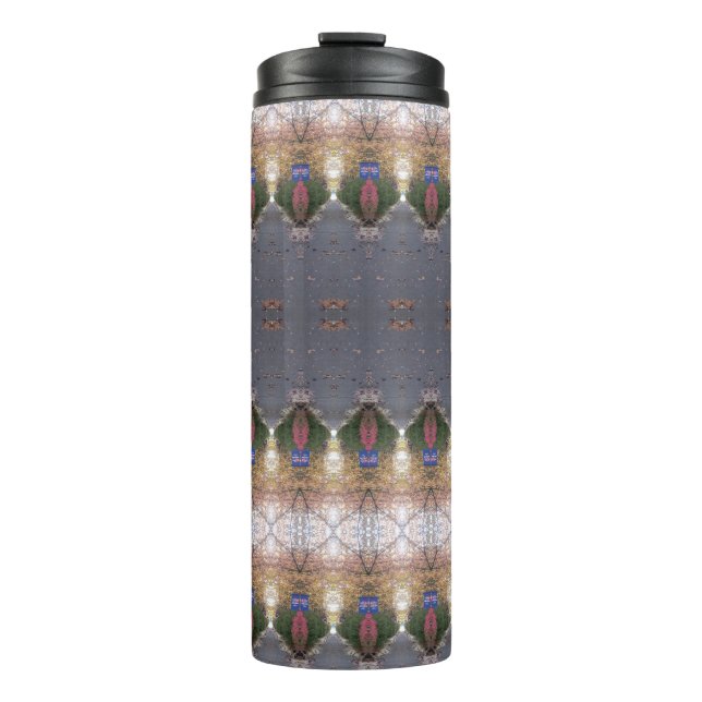 BC Fall Trees Ikat 7 Thermosbecher (Vorderseite)