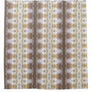 BC Fall Trees Ikat Duschvorhang